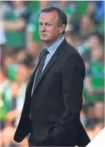  ??  ?? ■
Michael O’Neill is ready.