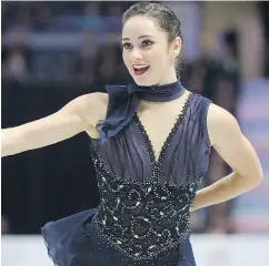  ?? PAUL CHIASSON / THE CANADIAN PRESS FILES ?? Gracenote predicts Canadian figure skater Kaetlyn Osmond will win a gold medal at the Olympics.