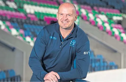  ??  ?? FRENCH TEST: Head coach Gregor Townsend says Scotland will need to up their game at Murrayfiel­d on Sunday.