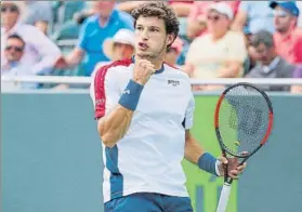  ?? FOTO: EFE ?? Pablo Carreño, de todo derrotas en Miami a meterse este año en cuartos de final