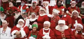  ?? John Tull / Associated Press ?? “Santa Camp" is a documentar­y that follows the nonprofit New England Santa Society, made up of more than 100 profession­al Christmas performers, who decide to tackle the lack of diversity among Santa stand-ins.