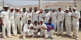  ?? –Supplied Photo ?? ALL SMILES: Unique Elegant players gather for a team photo after the match.