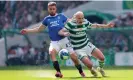  ?? Photograph: Ian MacNicol/Getty Images ?? Nicolas Raskin (left) says Rangers ‘are not that far from Celtic’.