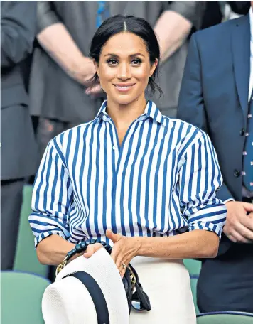  ??  ?? The Duchess does (clockwise from left)… Ralph Lauren at Wimbledon; Givenchy for Ascot; Dior for the RAF centenary; Brandon Maxwell sunshine yellow; Ralph Lauren for Prince Louis’s christenin­g; Givenchy in Runcorn; and a House of Nonie trench yesterday in London