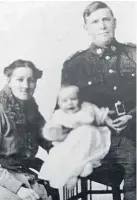  ?? Photo / Supplied ?? Ida and Herbert Hancock pictured with one of their children.