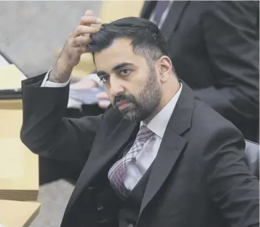  ??  ?? Humza Yousaf was a victim of narrow-minded religious bigotry by Stuart Smith