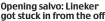  ?? ?? Opening salvo: Lineker got stuck in from the off