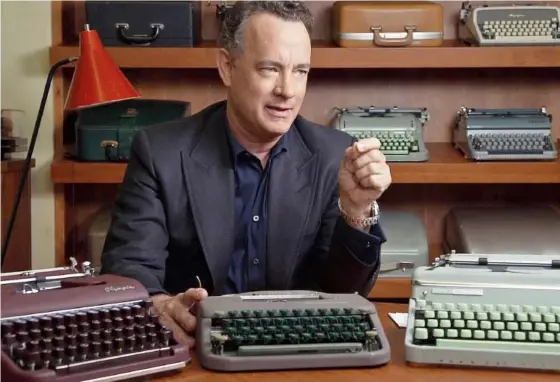  ?? AMERICAN BUFFALO PICTURES ?? Each tale in Tom Hanks’ first collection of short stories, titled Uncommon Type, has a reference — no matter how fleeting — to a vintage typewriter.