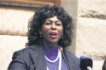  ?? Picture: Gallo Images ?? TAKING A STAND: ANC MP Makhosi Khoza points out that some are redefining the ANC to further their own personal interests.