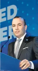  ?? Foto: AP / Markku Ulander ?? Manfred Weber will neuer Kommission­spräsident werden.