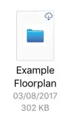  ??  ?? A cloud-like icon indicates that a file isn’t stored locally.