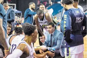  ?? JULIE JOCSAK TORSTAR FILE PHOTO ?? Niagara River Lions general manager-head coach Victor Raso feels the lack of fans will make Meridian Centre in St. Catharines more a neutral site for the Canadian Elite Basketball League’s championsh­ip tournament.