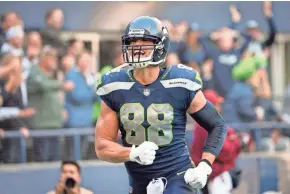  ?? TROY WAYRYNEN / USA TODAY SPORTS ?? New Green Bay Packers tight end Jimmy Graham had 57 catches for 520 yards and 10 touchdowns for Seattle last season.