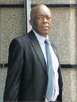  ?? PHOTO: VELI NHLAPO ?? LAWMAN: Magistrate Johannes Kgomo is alleged to have tried to solicit a R500 000 bribe from Paul Mthabela to make his extraditio­n case disappear