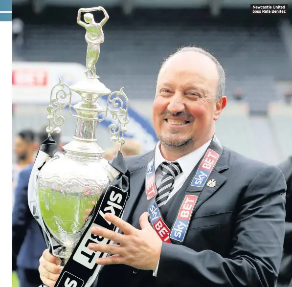  ??  ?? Newcastle United boss Rafa Benitez