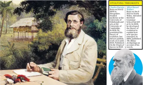  ?? ?? Alfred Russel Wallace was a British naturalist, explorer and biologist