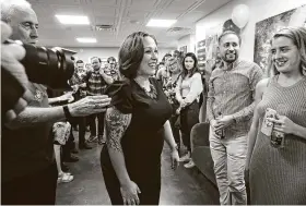  ?? Tom Reel / Staff photograph­er ?? The Editorial Board believes MJ Hegar will serve all of Texas in the U.S. Senate.