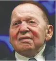  ??  ?? Sheldon Adelson