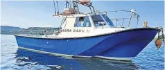  ?? ?? Laura Dawn II boat is booked up for rest of the year