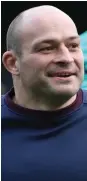  ??  ?? Off colour: Irish skipper Rory Best