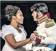  ??  ?? Lovely: Lauren Michelle and Jonathan Mcgovern in War and Peace