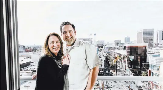  ?? Bethany Paige The Ogden ?? Paul and Bridget Laird have never lived in a high-rise community, but they recently discovered a lifestyle they’ve always wanted at The Ogden in Downtown Las Vegas.