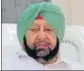  ??  ?? Capt Amarinder Singh, chief minister, Punjab