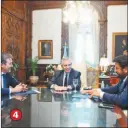  ?? ?? 4 4. Se reunió con Martín Soria y Juan Martín Mena.