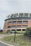  ??  ?? Sunderland’s Stadium of Light.