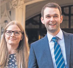  ?? Getty. ?? Amy and Daniel McArthur welcome the ruling at the Supreme Court.