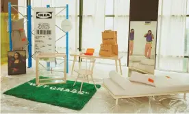  ??  ?? The Virgil Abloh collection for Ikea. Photograph: Guy Russell/Ikea