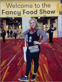  ?? COURTESY ?? Los Gatos mom Lisa Matar founded Health Bear Food, whose offices are in Campbell, to make single-serving superfood oatmeals. Post-pandemic, Matar, at the Fancy Food Show in Las Vegas, gave up alcohol and became a vegan to “live my brand, which is fun, fit food.”