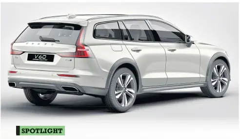  ??  ?? LEFT The estate is to be the first recipient of Volvo’s mild hybrid tech.