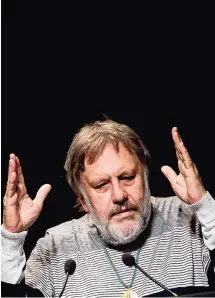  ??  ?? Slavoj Zizek in Madrid, 2018.