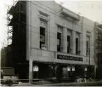  ?? ?? The Sauchiehal­l Street store under constructi­on in 1935, and below, in 1960, and left, open to the public