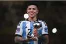  ?? AFP/Getty Images ?? Fernández won the Young Player award at the World Cup. Photograph: Franck Fife/