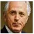  ??  ?? Corker U.S. Sen. Bob Corker, R-Tenn., said President Trump “debases our nation”; Sen. Jeff Flake, R-Ariz., said he could not be “complicit” with the president.
