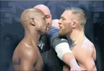  ??  ?? Floyd Mayweather and Conor McGregor will fight for glory on August 26.