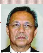  ??  ?? Datuk Hasni Mohammad