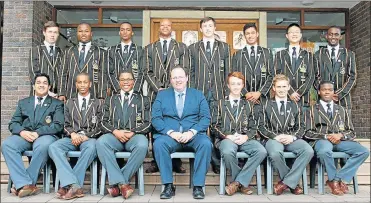  ?? Picture: ALROY KRIEDEMANN ?? YOUNG LEADERS: The Queen’s College prefects for 2015 are, standing from left, Justin Kuyler, Luyolo Mfithi, Siyanda Baduza, Luyolo Dapula, Tristan Waller, Jared Arries, Andrew Li, Bulela Sotyelelwa and seated from left, Shaun Mattam, Mvuyisi Kene, head...