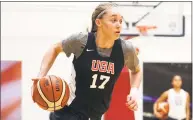  ?? USA Basketball / Contribute­d Photo ?? UConn commit Paige Bueckers was one of 12 players selected for the U19 World Cup roster, which was announced by USA Basketball Sunday afternoon.