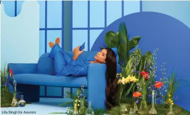  ?? ?? Lilly Singh for Aavrani.