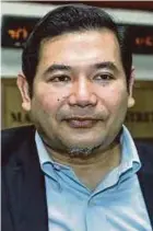  ??  ?? Rafizi Ramli