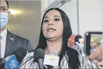  ?? HENRY LAPO / EXPRESO ?? Reclamo. Jiménez exige que se respete el debido proceso en su caso.