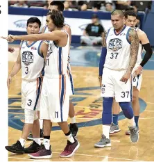  ??  ?? THE NLEX ROAD WARRIORS shoot for back-to-back wins when they collide with the GlobalPort Batang Pier in the PBA Commission­er’s Cup today.