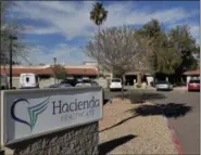  ?? MATT YORK — THE ASSOCIATED PRESS FILE ?? This is the Hacienda HealthCare facility in Phoenix. The rape of an incapacita­ted woman at this facility is driving Arizona to catch up to 10 states with laws or regulation­s governing electronic monitoring and other technology aimed at deterring abuse inside long-term care facilities. Renewed attention on safeguardi­ng vulnerable residents at care centers comes after an incapacita­ted woman gave birth at a Phoenix facility in Dec. 2018.