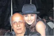  ?? PHOTOS: FOTOCORP ?? Filmmaker Mahesh Bhatt and actor Alia Bhatt