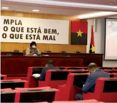  ?? SANTOS PEDRO | EDIÇÕES NOVEMBRO ?? MPLA reitera que vai aprimorar a política externa progressis­ta