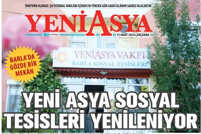  ?? ?? Yeni Asya Eğitim ve Kültür ve Araştırma Vakfı bünyesinde faaliyet gösteren Barla Yeni Asya Tesisleri 32 odası ve 128 yatak kapasitesi ile misafirler­ine hizmet veriyor.