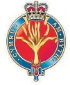  ??  ?? Welsh Guards badge